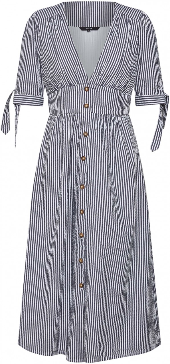 VERO MODA Ruha 'MILA'  éjkék / fehér