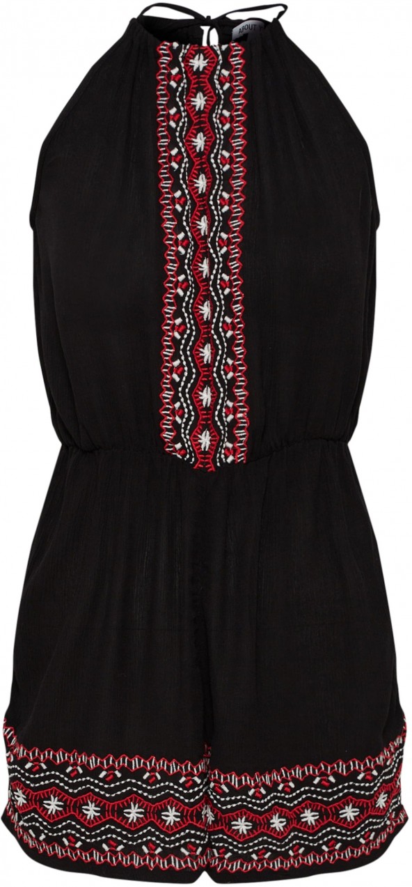 ABOUT YOU Kezeslábas 'Gianni'  fekete