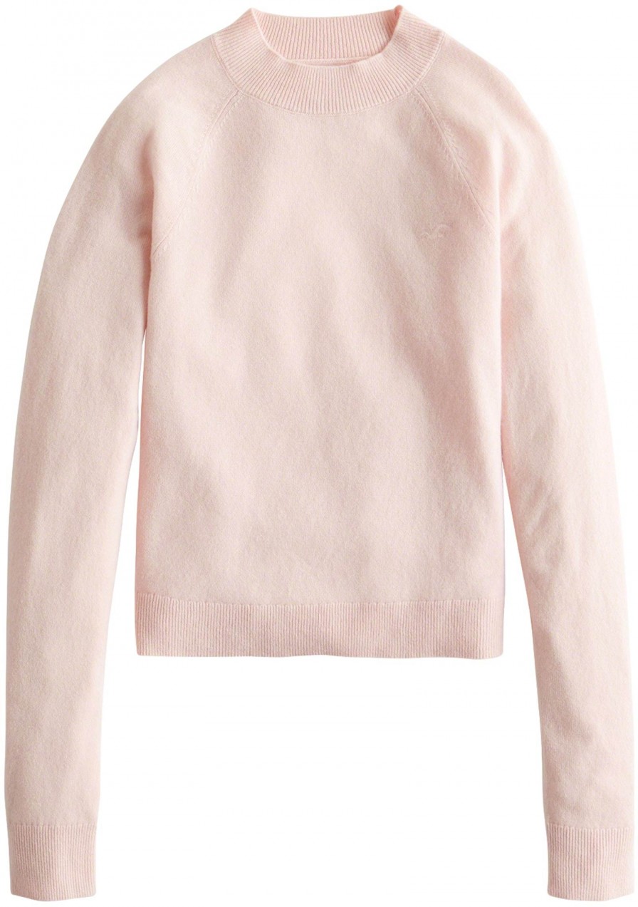 HOLLISTER Pulóver 'CASHMERE MOCK'  rózsaszín