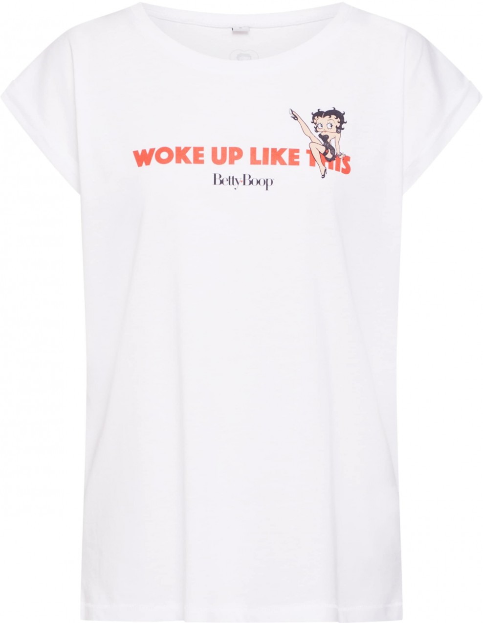 Merchcode Póló 'Betty Boop Woke Up Tee'  vegyes színek / fehér