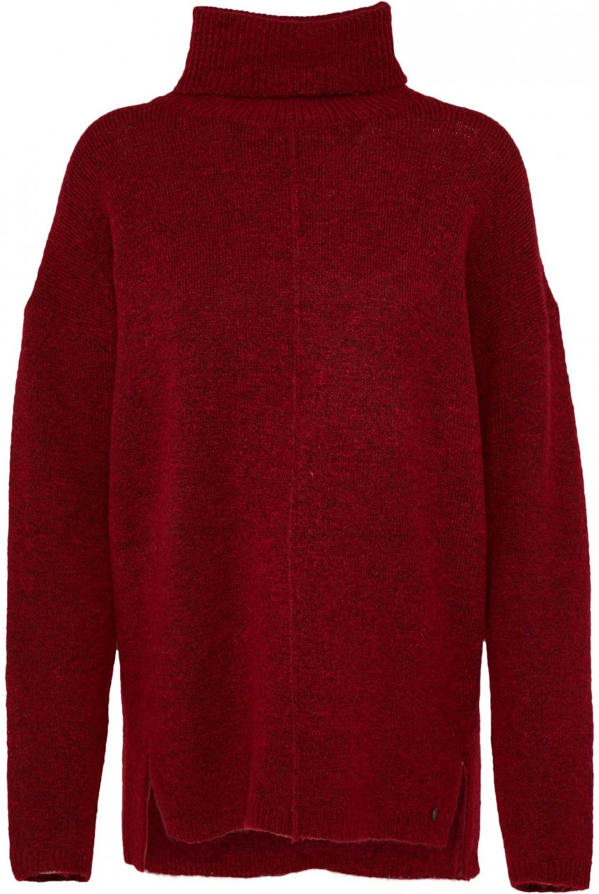 Oversize pulóver 'New Melinjo' NÜMPH Piros NÜMPH