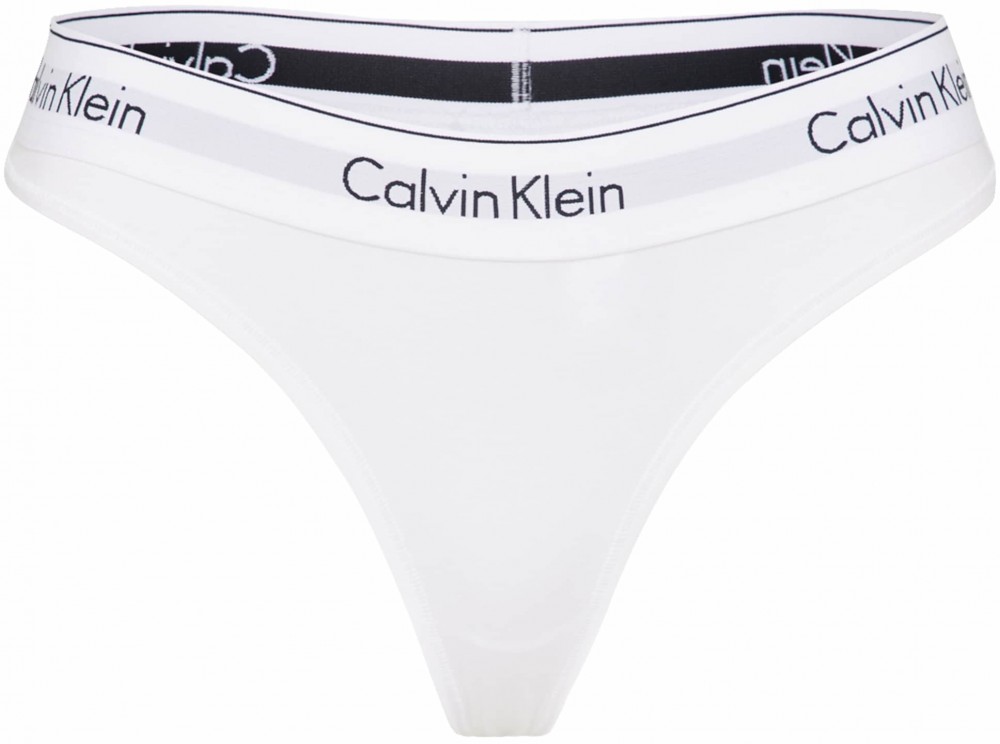 Calvin Klein Underwear String bugyik  fekete / fehér