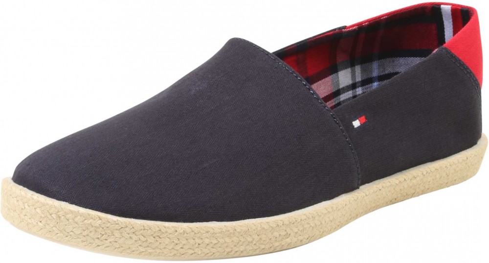TOMMY HILFIGER Espadrilles 'Easy Summer'  bézs / éjkék / tűzpiros