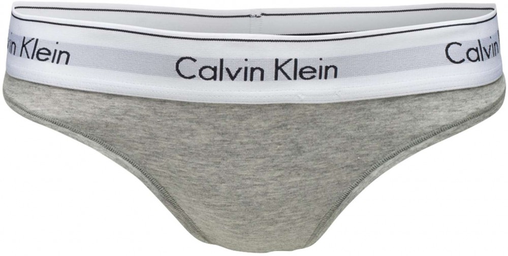 Calvin Klein Underwear String bugyik  szürke melír / fekete / fehér