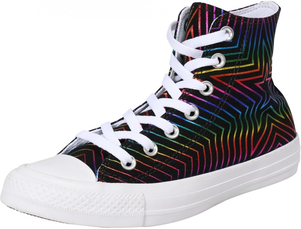 CONVERSE Magas szárú edzőcipők  vegyes színek / fekete