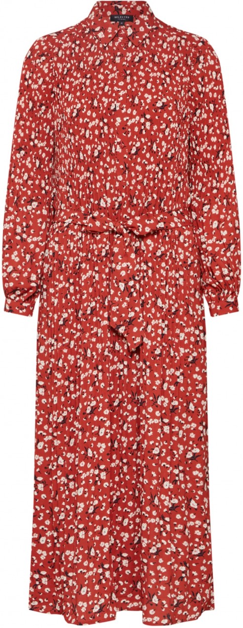 SELECTED FEMME Ingruhák 'Poppy'  rozsdavörös / fekete / fehér