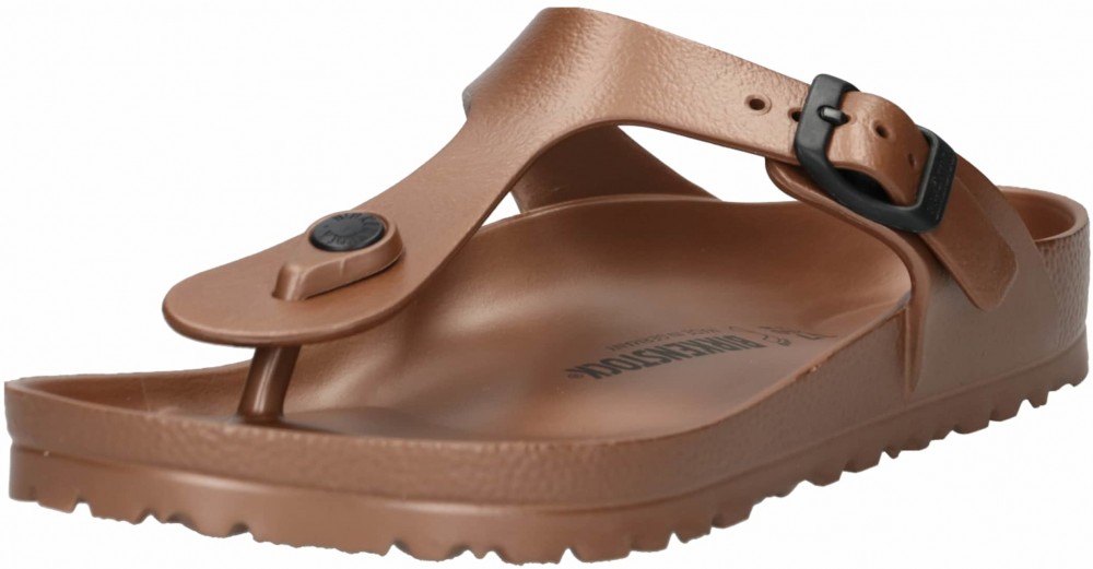 BIRKENSTOCK Ujjelválasztó-pántos szandál 'Gizeh Eva'  bronz