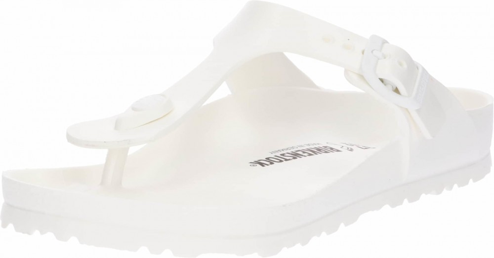 BIRKENSTOCK Ujjelválasztó-pántos szandál 'Gizeh EVA'  fehér