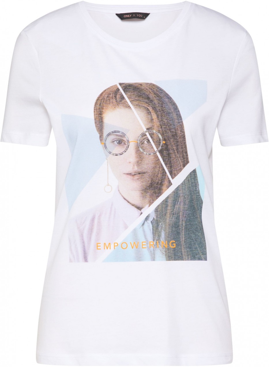 ONLY Póló 'LISA'  fehér