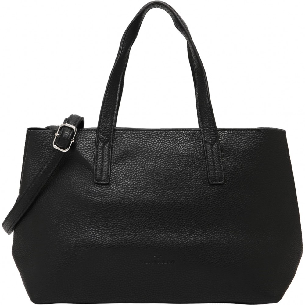 TOM TAILOR Shopper táska 'Marla'  fekete