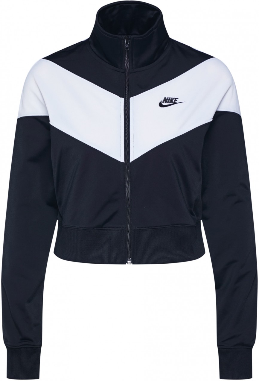 Nike Sportswear Átmeneti dzseki  fekete / fehér