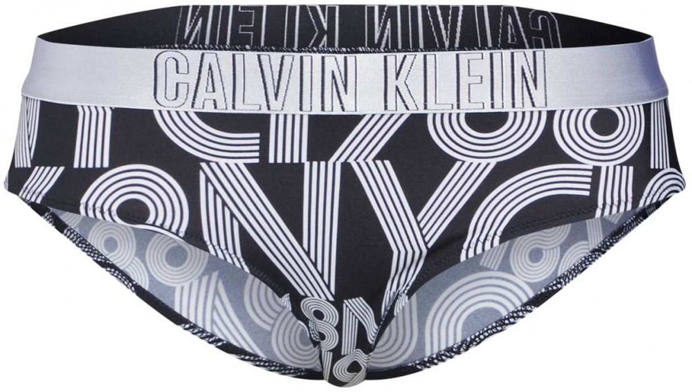 Calvin Klein Swimwear Bikini nadrágok  fekete