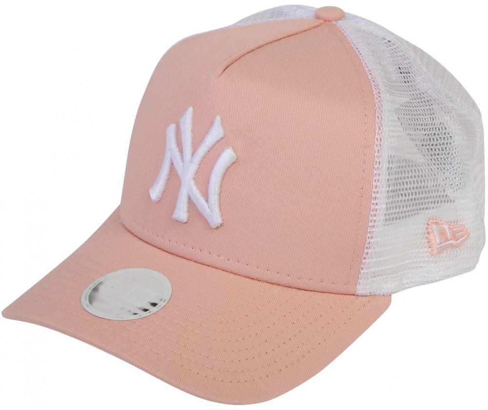 NEW ERA Sapkák 'LEAGUE ESSENTIAL TRUCKER'  sárgabarack / fehér