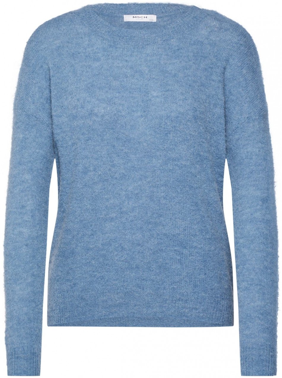 MOSS COPENHAGEN Pulóver 'Femme Alpaca O Pullover'  kék
