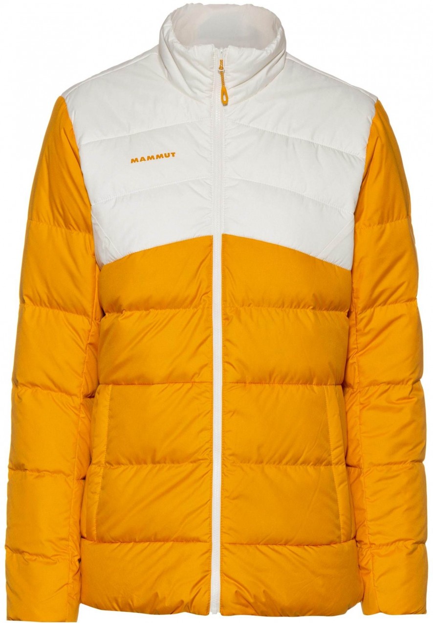 MAMMUT Kültéri kabátok 'Whitehorn'  aranysárga / fehér