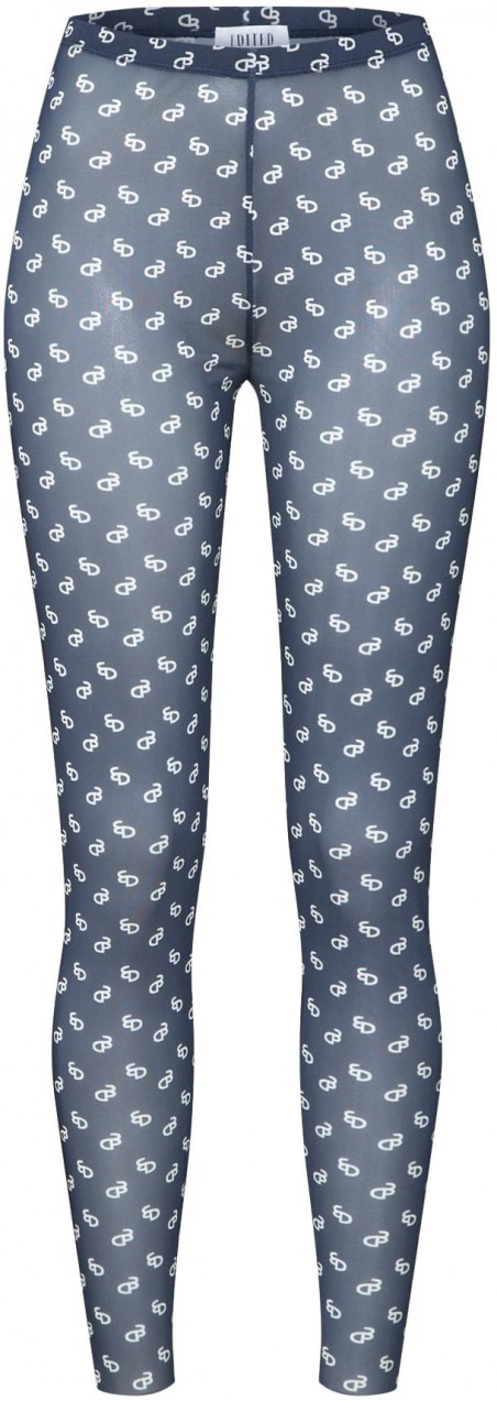 EDITED Leggings 'Merit'  kék / fehér