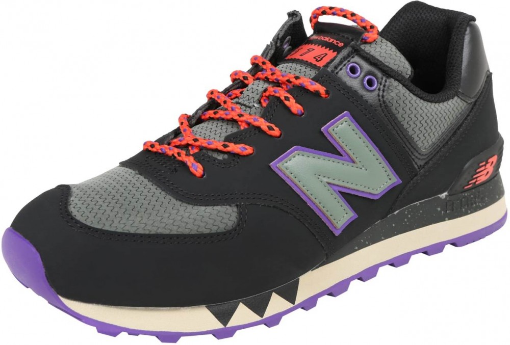 New Balance Rövid szárú edzőcipők 'ML574N'  khaki / fekete