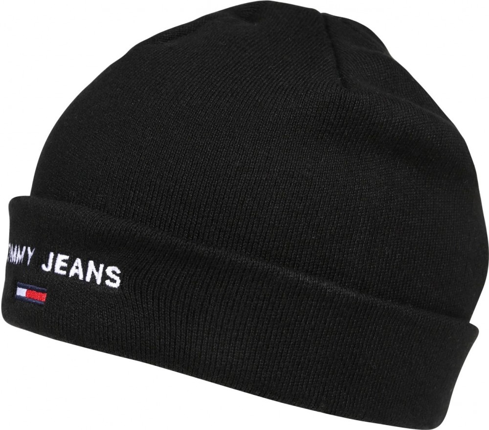 Tommy Jeans Sapka 'TJW SPORT BEANIE'  fekete