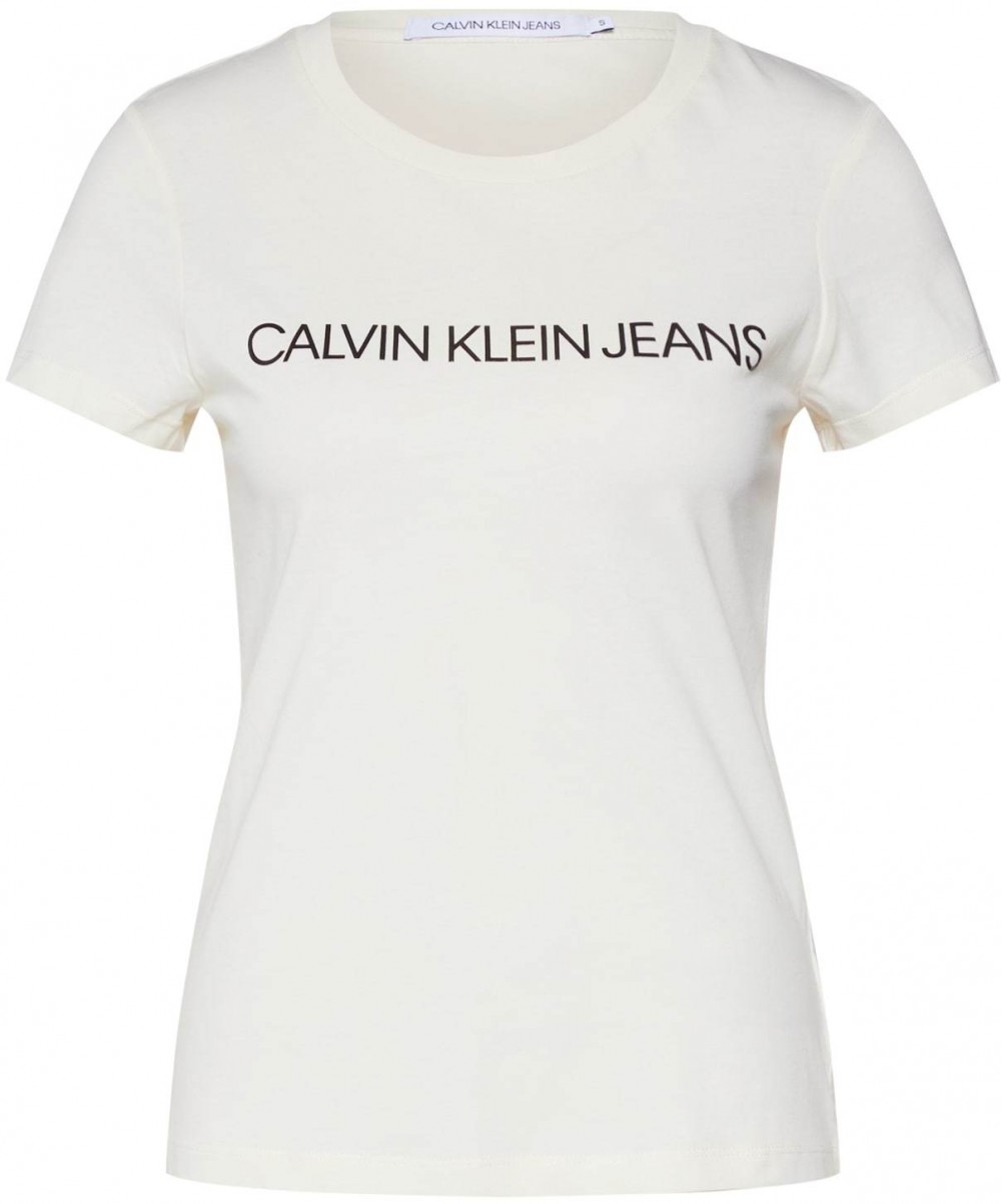 Calvin Klein Jeans Póló  piszkosfehér