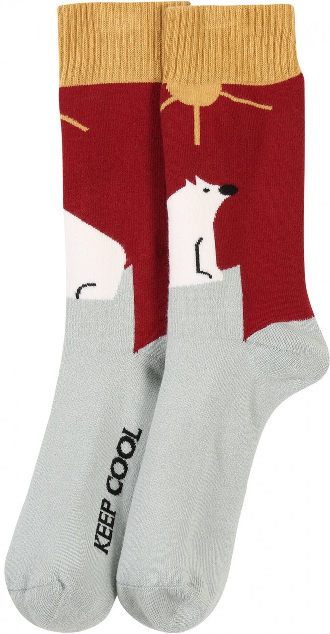 bleed clothing Zokni 'Safe The Arctic Socks'  kék / sárga / piros