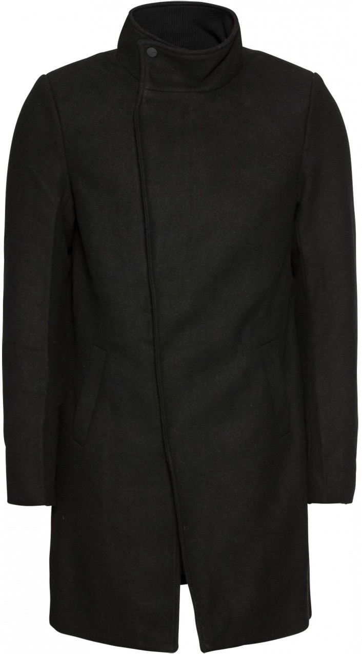 Only & Sons Átmeneti kabátok 'onsOSCAR WOOL COAT'  fekete
