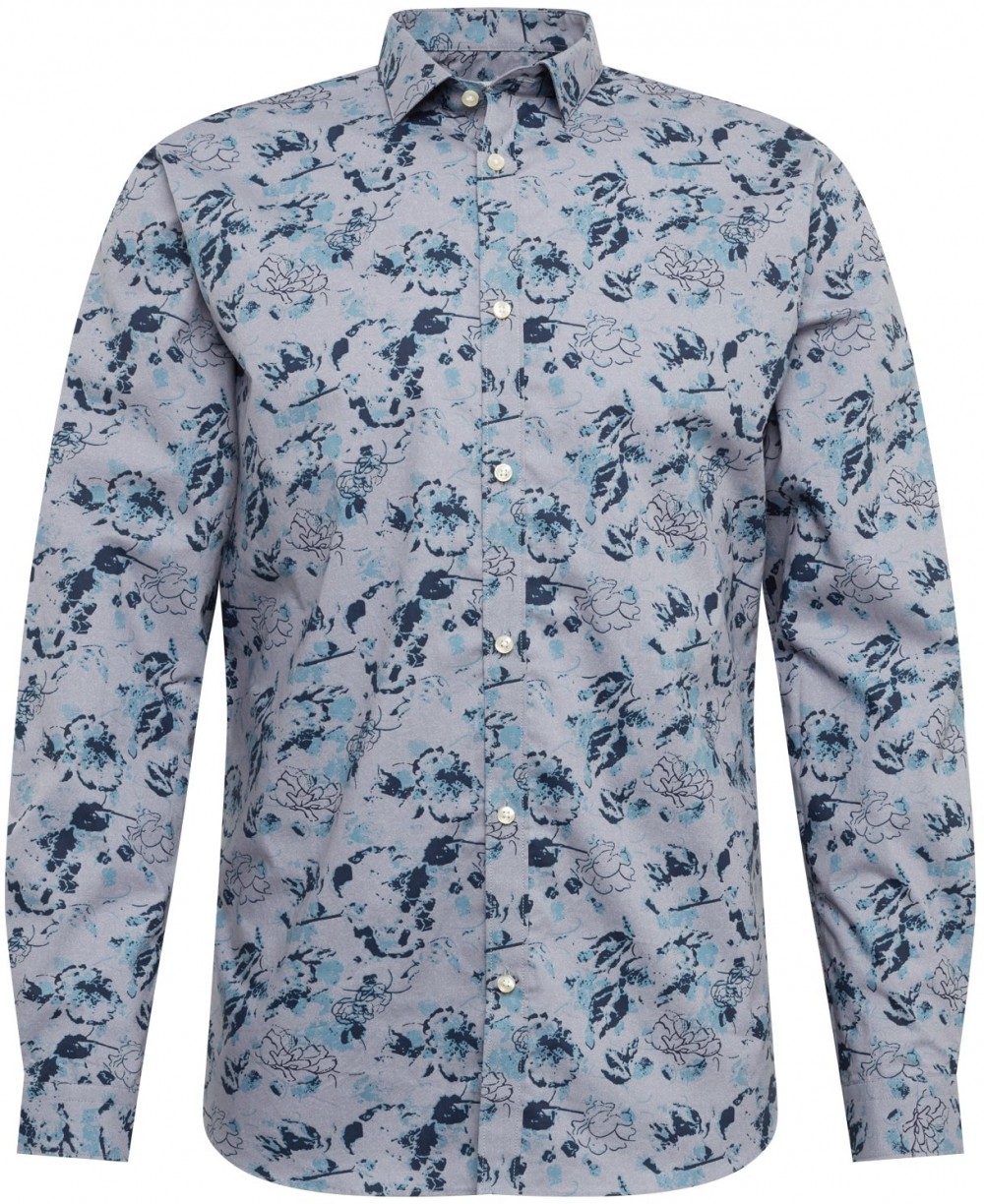 JACK & JONES Ing 'BLACKBURN'  kék / taupe / fekete