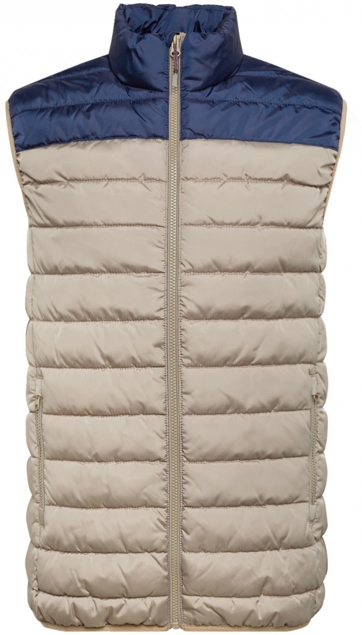 Only & Sons Mellény 'onsGEORGE QUILTED WAISTCOAT OTW'  bézs / kék