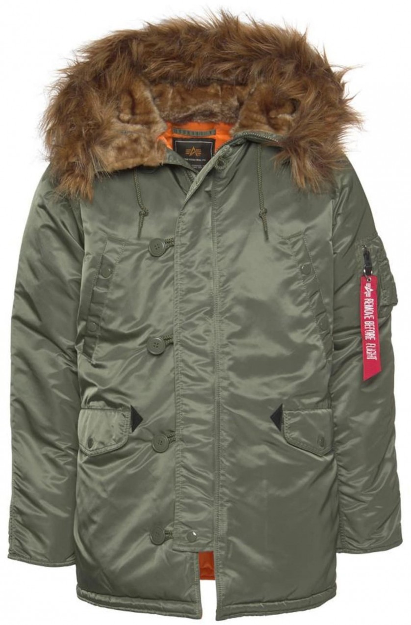 ALPHA INDUSTRIES Téli parka 'N3B VF 59'  olíva