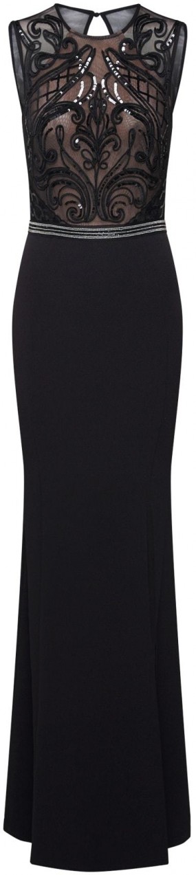 Lipsy Estélyi ruhák  ezüst / fekete