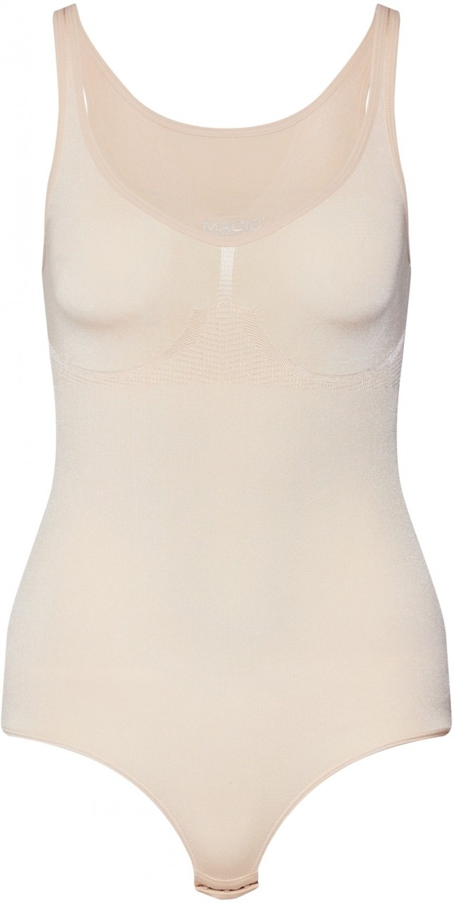MAGIC Bodyfashion Alakformáló body 'Slimbody'  bézs / fehér