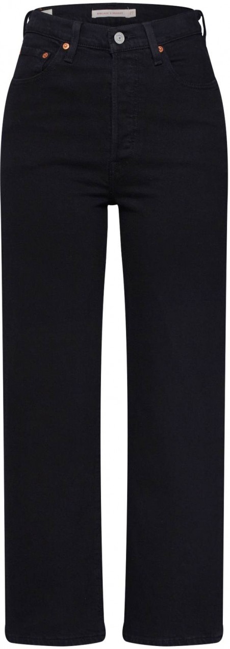 LEVI'S ® Farmer 'Ribcage Straight Ankle'  fekete farmer