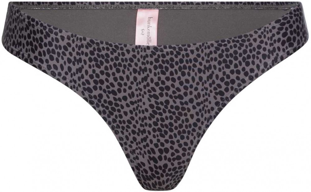 Hunkemöller Bikini nadrágok 'Spot Game Rio'  szürke / fekete