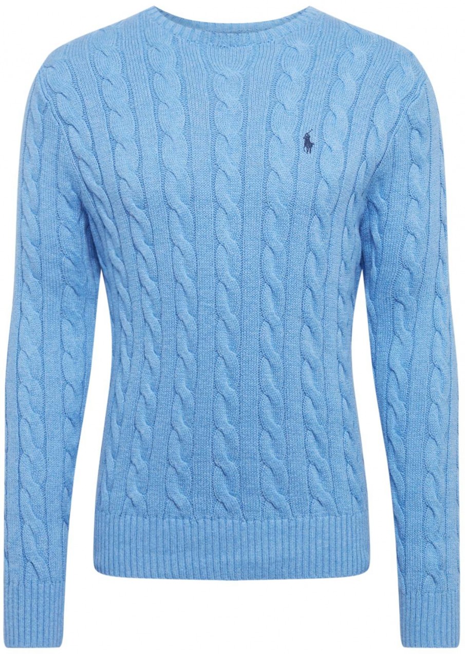 Polo Ralph Lauren Pulóver 'LS DRIVER CN-LONGSLEEVE-SWEATER'  világoskék