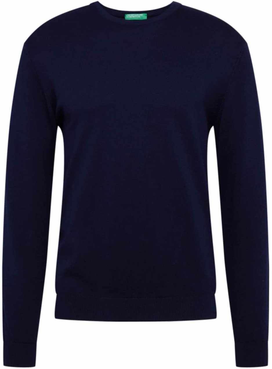 UNITED COLORS OF BENETTON Pulóver  sötétkék