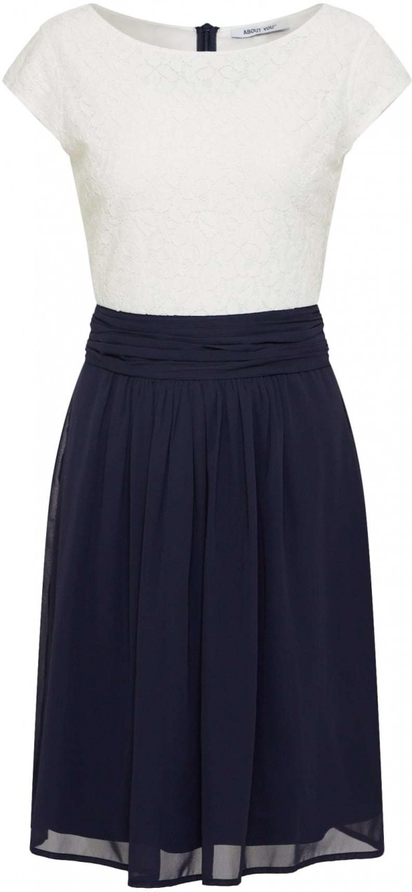 ABOUT YOU Koktélruhák 'Darlin'  tengerészkék / fehér