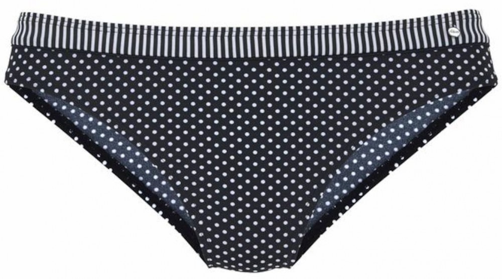 s.Oliver Bikini nadrágok 'Avni'  fekete / fehér