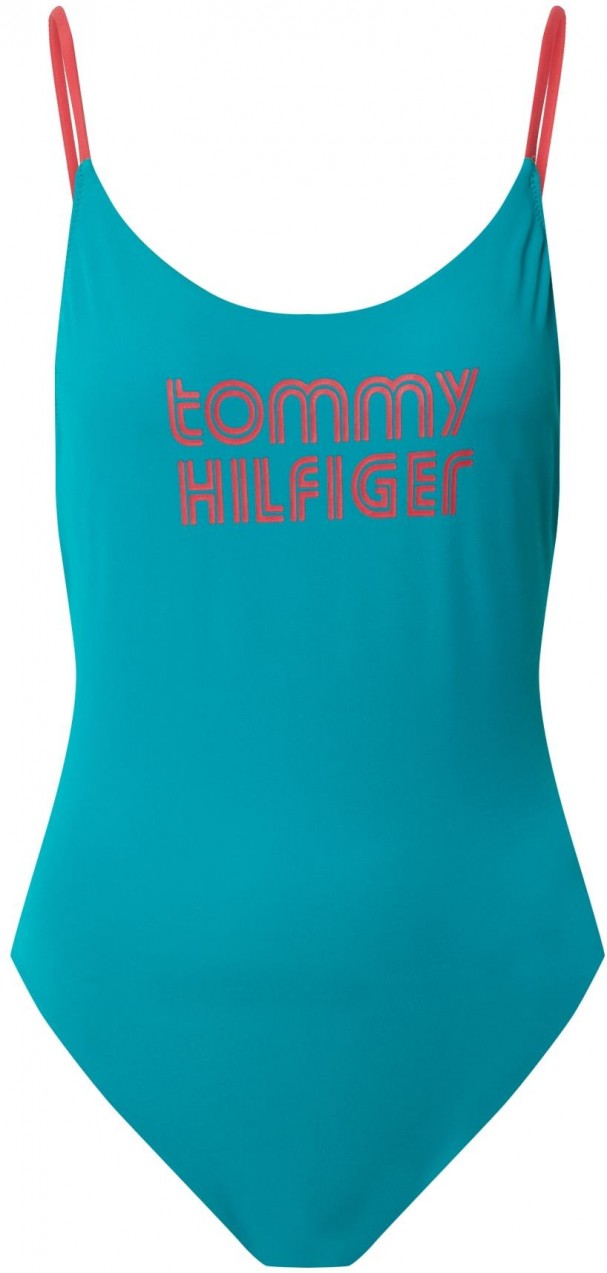 Tommy Hilfiger Underwear Fürdőruhák 'ONE-PIECE HIGH LEG'  kék