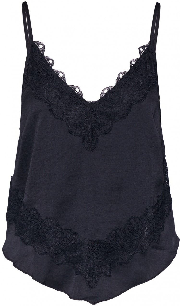 Free People Top 'Your Eyes Cami'  fekete