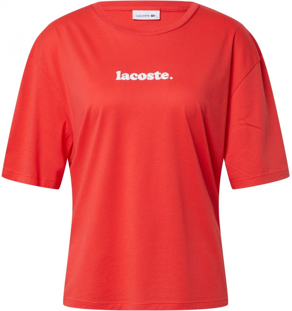 LACOSTE Póló  piros / fehér
