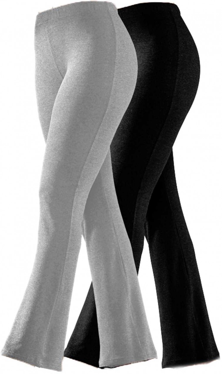 VIVANCE Leggings  szürke melír / fekete