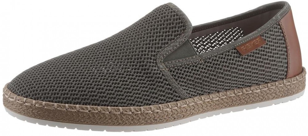 Rieker Espadrilles  barna / olíva