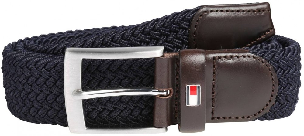 TOMMY HILFIGER Övek 'New Adan'  encián / sötét barna / piros / fehér