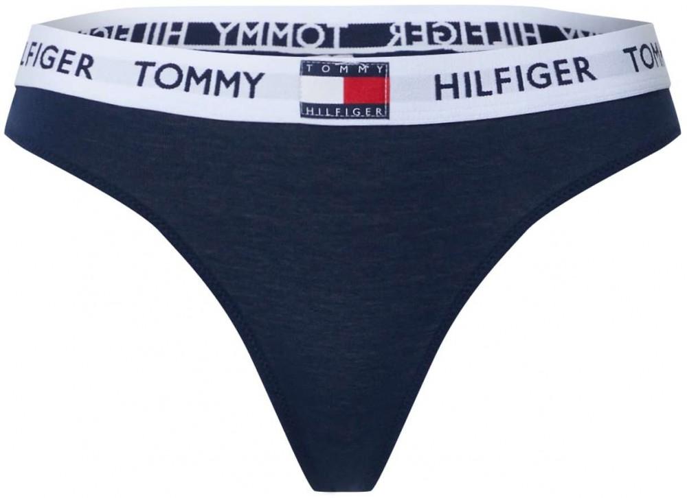 Tommy Hilfiger Underwear String bugyik  tengerészkék / fehér