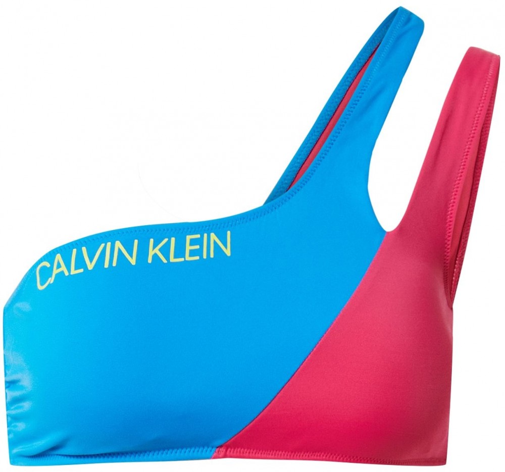 Calvin Klein Swimwear Bikini felső  királykék / magenta / sárga