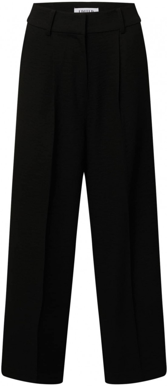 EDITED Ráncos nadrág 'Lucca'  fekete