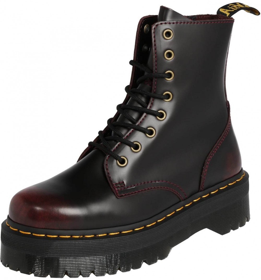 Dr. Martens Fűzős csizmák 'Jadon'  bordó / fekete