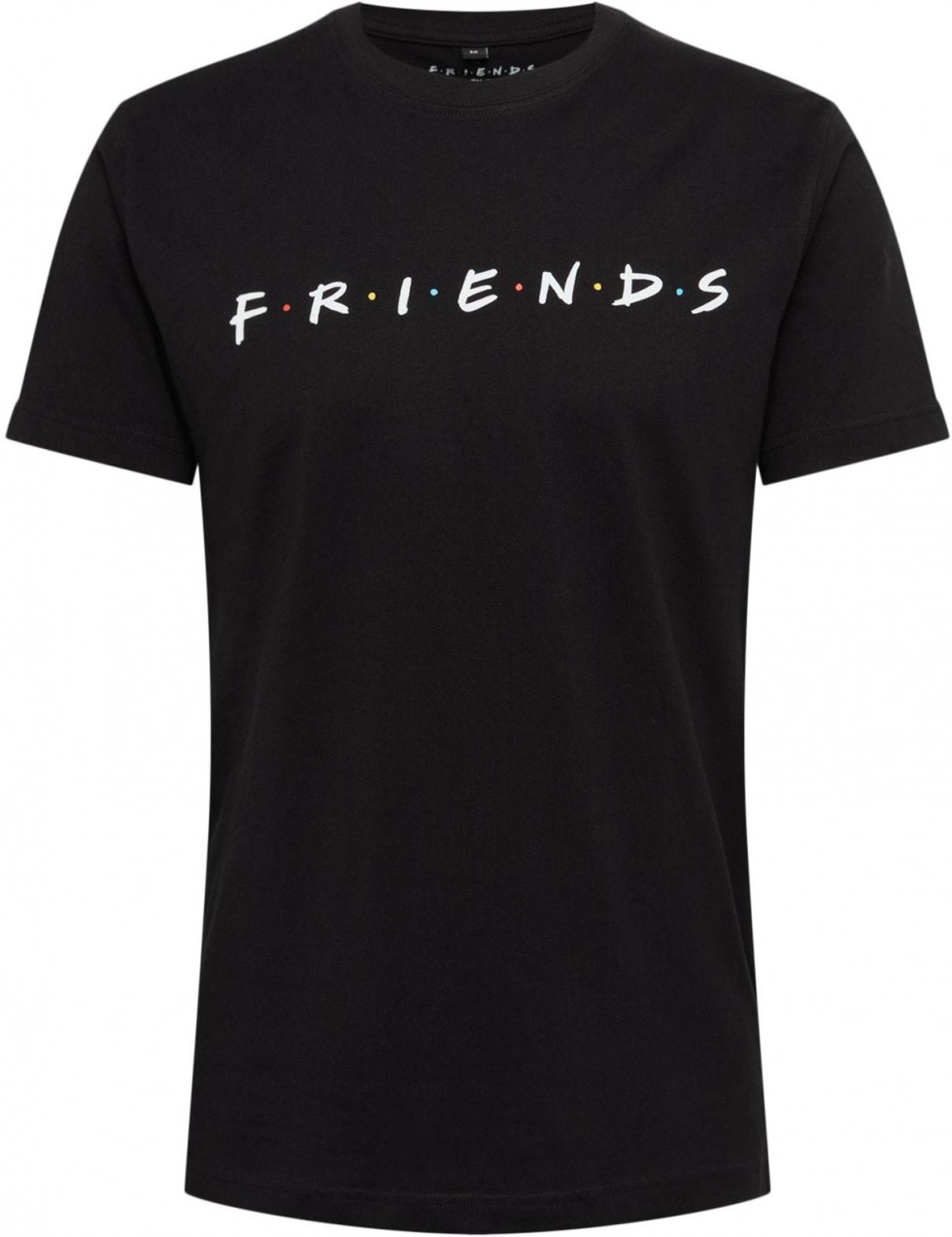 Mister Tee Póló 'Friends'  fekete / fehér