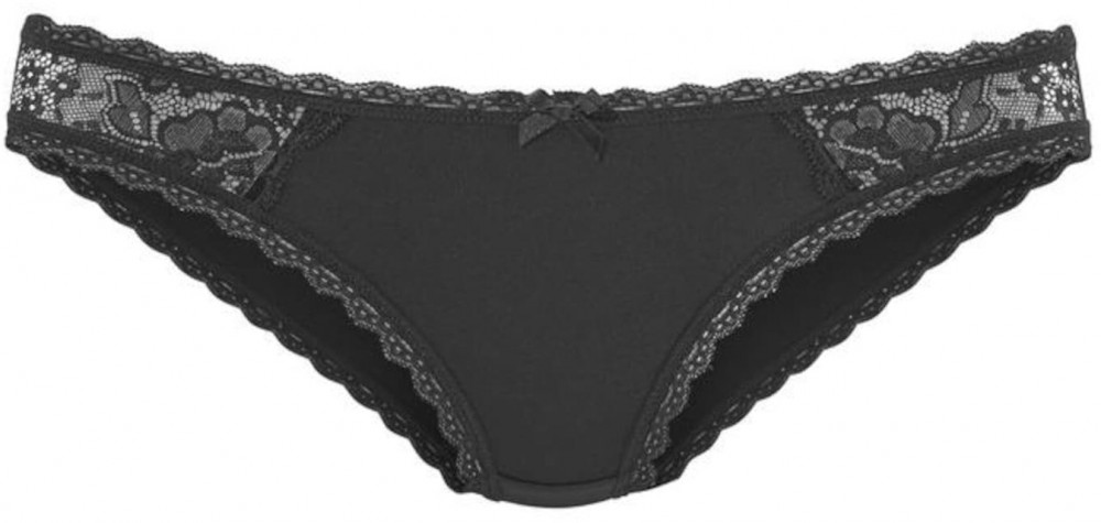 LASCANA Slip  fekete