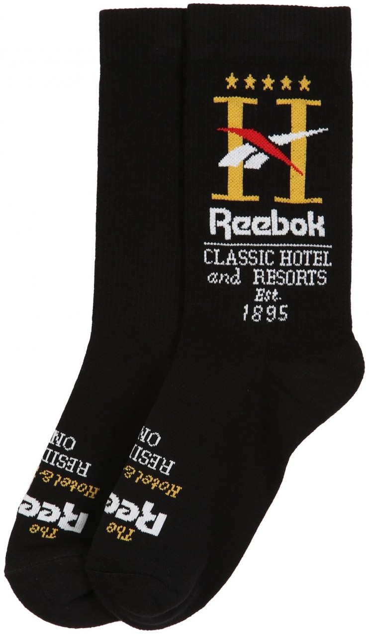 Reebok Classic Zokni 'CL Hotel Sock BLACK'  fekete