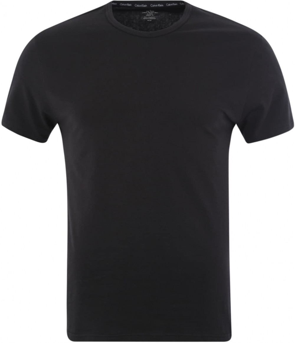 Calvin Klein Underwear Trikó és alsó póló '2P S/S CREW NECK'  fekete